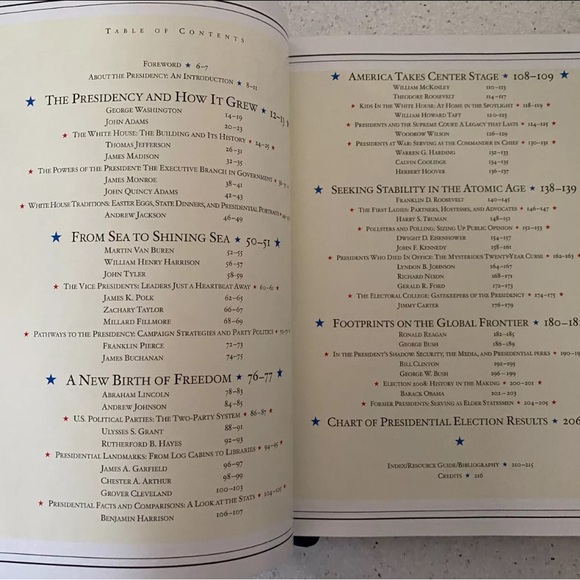 Our Country’s Presidents Hardcover Book National Geographic Leather Silver Gilde - Picture 5 of 8